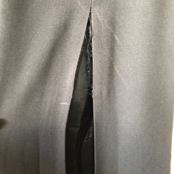 Nah Nah Collection Black Charcoal Gown Size 14 - Picture 3 of 6